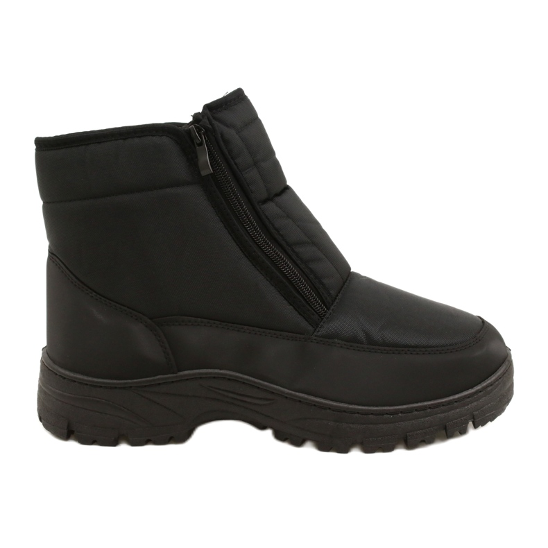 News Botas de nieve para hombre Con cremalleras Novedades 22MN26-5011 negro
