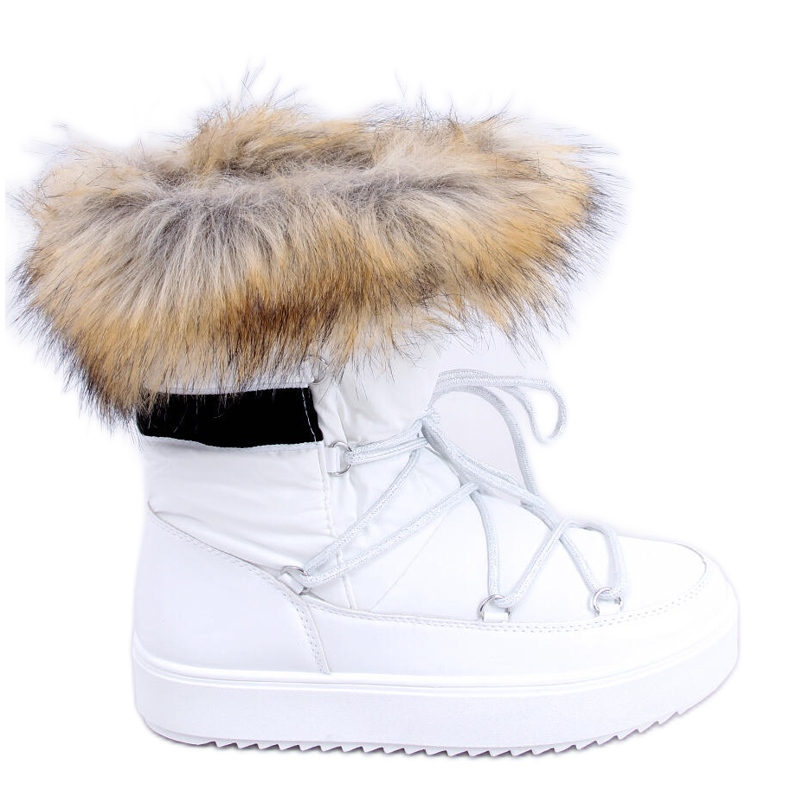 BM Botas de nieve de mujer Amerie White blanco