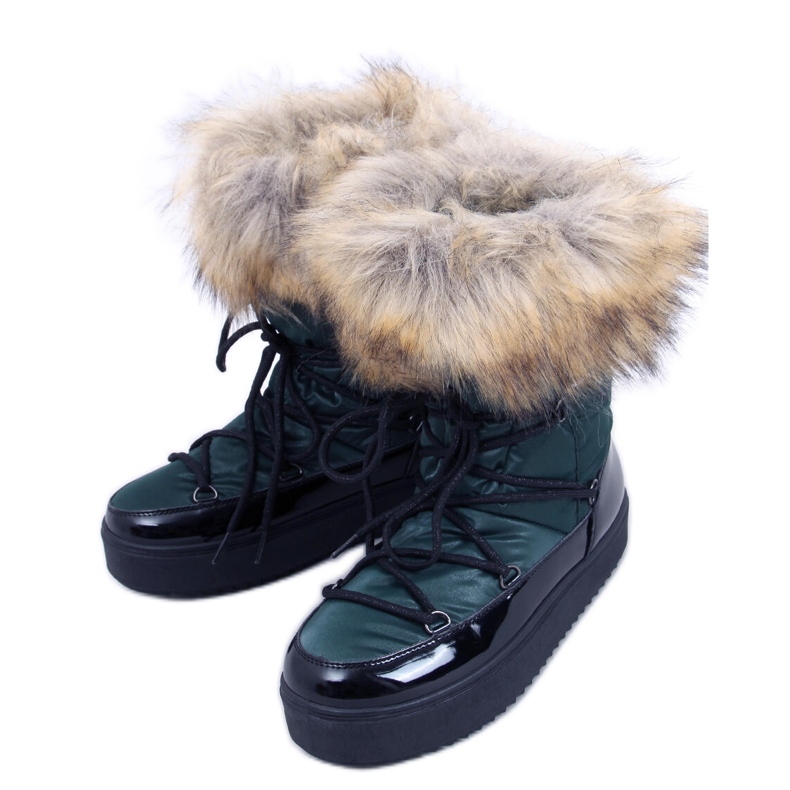 PA1 Botas de nieve de mujer Amerie Green negro verde