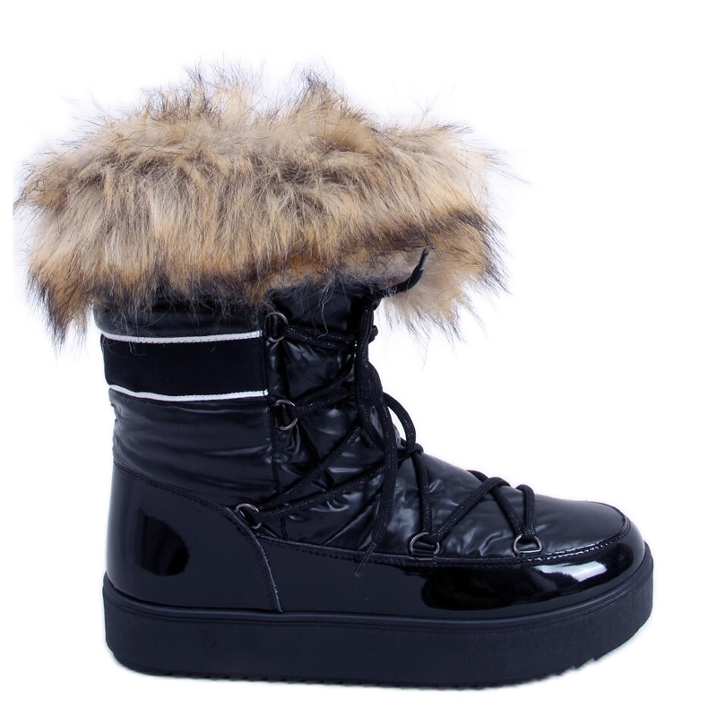 BM Botas de nieve de mujer Amerie Black negro