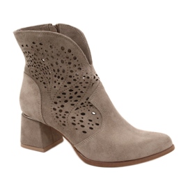 Botas caladas Lewski Shoes 3166 Cappucino marrón