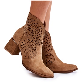 Botas caladas Lewski Shoes 3166 Beige