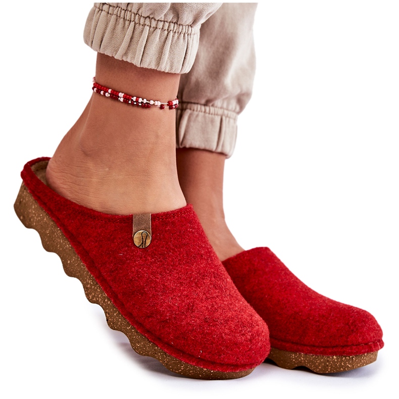 Zapatillas Domésticas Profiláctica Inblu DK-08-075 Roja rojo