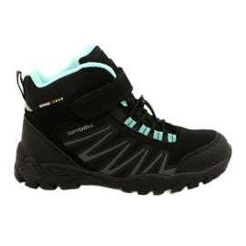 Botas American Club Softshell con membrana WT112 Negro / Mint azul