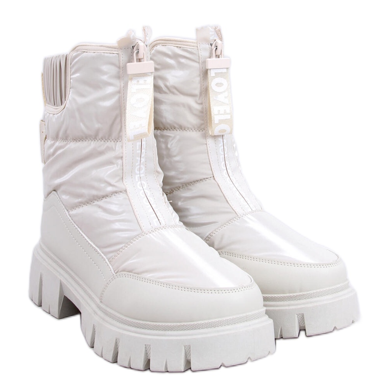 PA1 Botas de nieve con aislamiento Joanie Beige