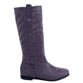PA1 Botas planas Flatty Gris PA1 Botas planas Flatty Gris