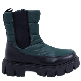 PA1 Botas de nieve con aislamiento Milan Green negro verde
