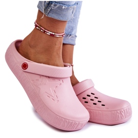 Pantuflas Ligeras Mujer Kroks Big Star II275008 Rosa rosado Pantuflas Ligeras Mujer Kroks Big Star II275008 Rosa rosado