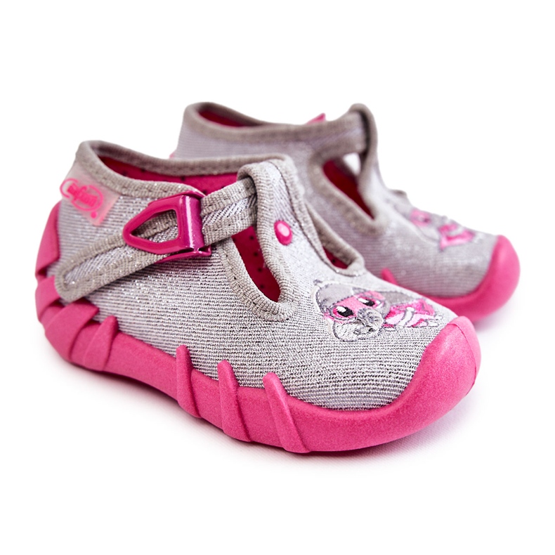BEFADO S.A. Pantuflas Befado Pantuflas 110N454 Gris-Rosa rosado