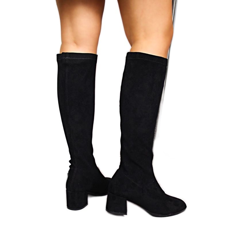 Botas Slip-On de mujer en ante negro Filippo