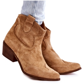 Botines Mujer Spitz Lewski Shoes 3236 Beige marrón