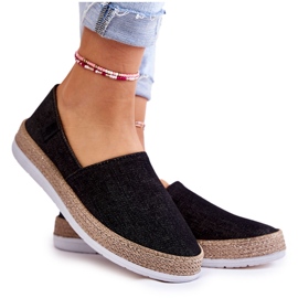 Zapatillas de Mujer Slip On Big Star KK276008 Negro