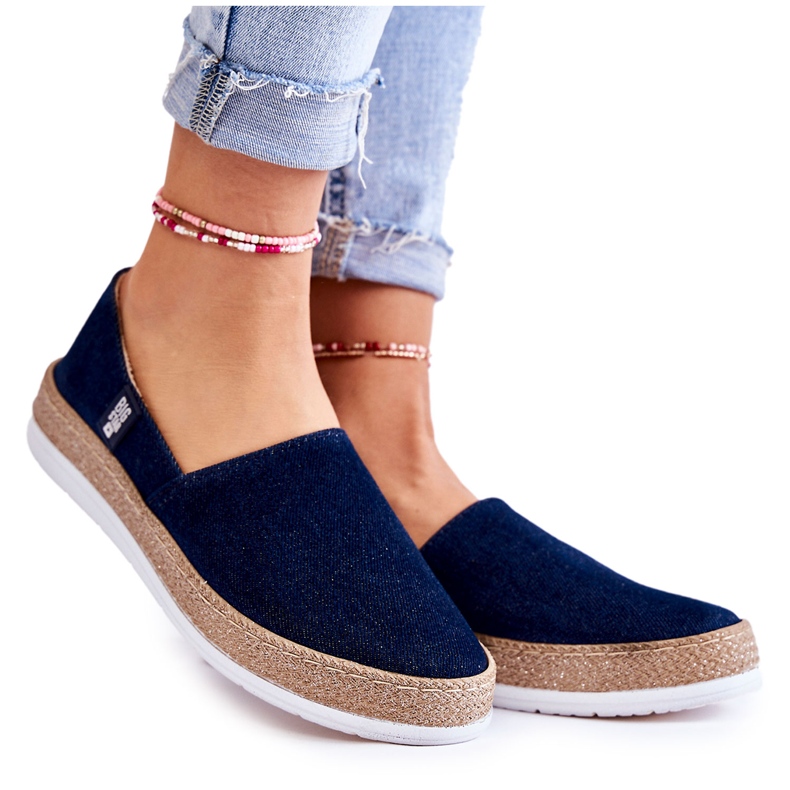 Sneakers Mujer Slip On Big Star KK276009 Azul marino