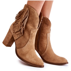 Botas Mujer Ante Lewski Shoes 3093 Beige