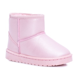 FRROCK Botas De Nieve Rosas Cálidas Para Niños Scooby 2022-1C / 2C / 3C rosado