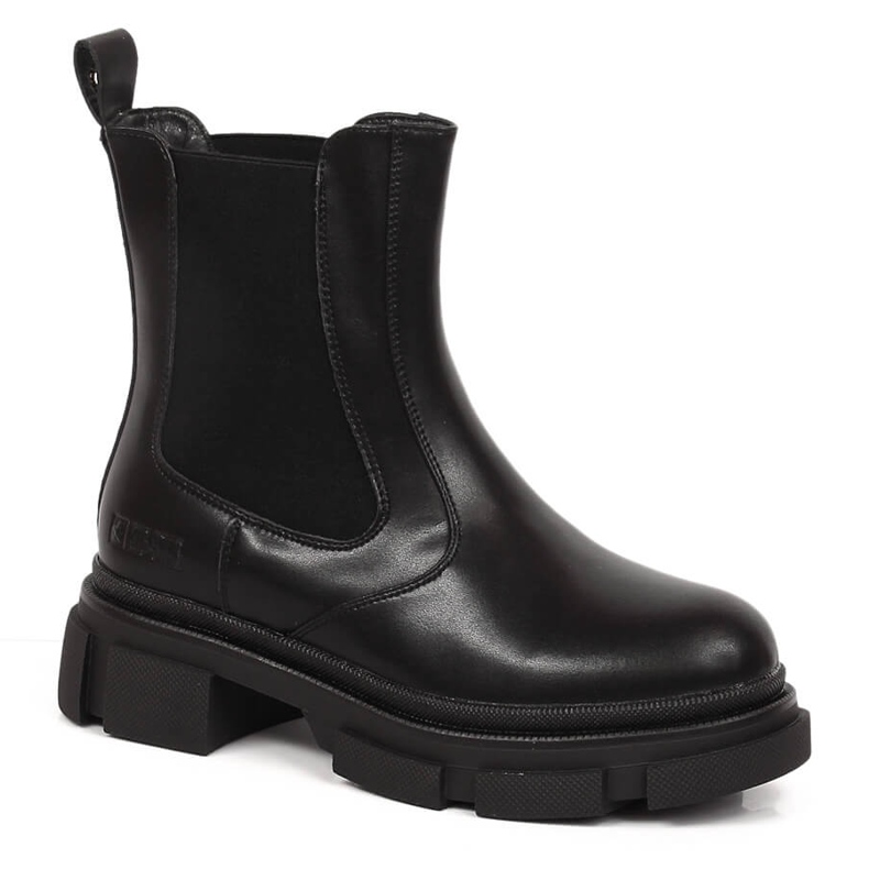 Botas Jodhpur de cuero negro, aislamiento negro Big Star KK274485