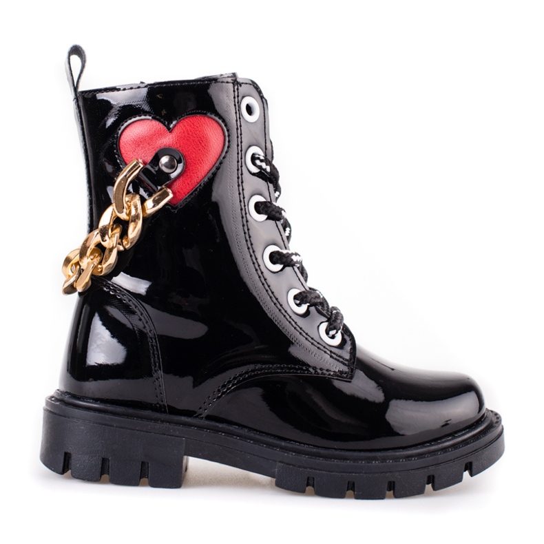 Botas niña Shelovet lacadas negro