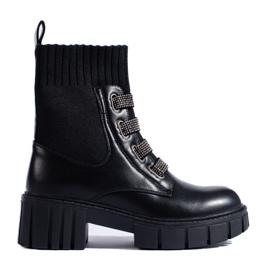 Botas negras de mujer negro