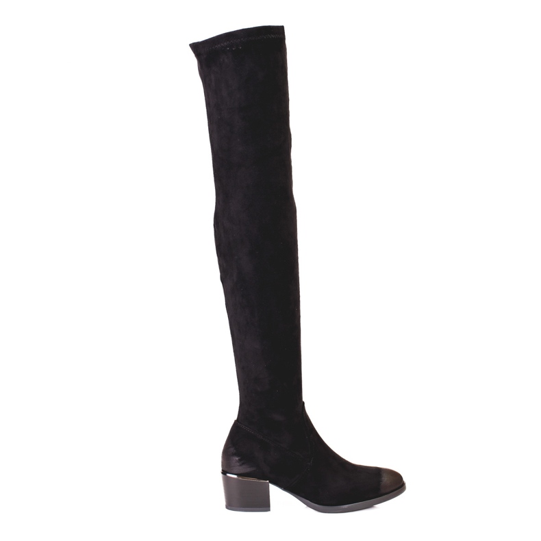 Botines de mujer Vinceza de ante negro