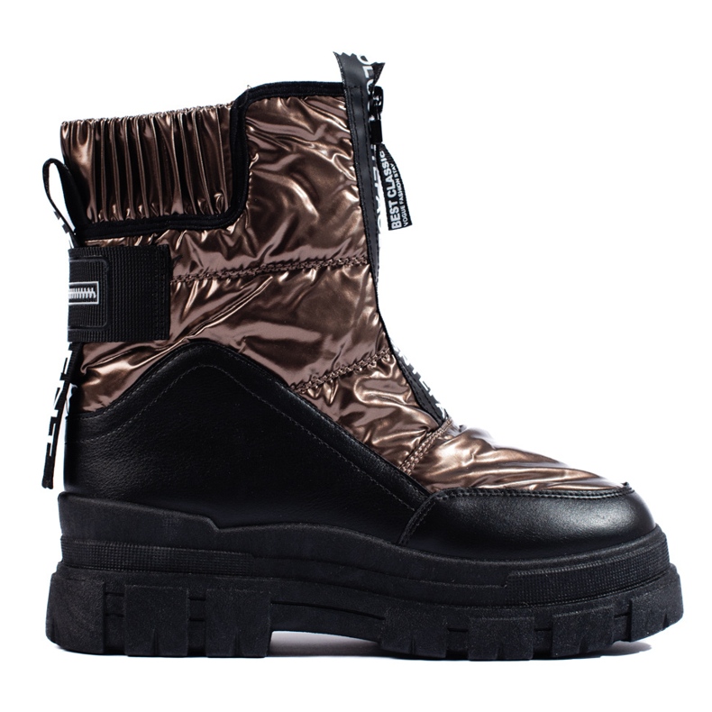 Botas de nieve de mujer en la plataforma Vinceza dorado Botas de nieve de mujer en la plataforma Vinceza dorado