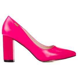 Bombas para mujeres en el puesto fucsia de Shelovet. rosa