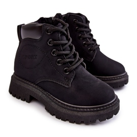 Botas Abrigadas Infantiles Black Cheddy negro