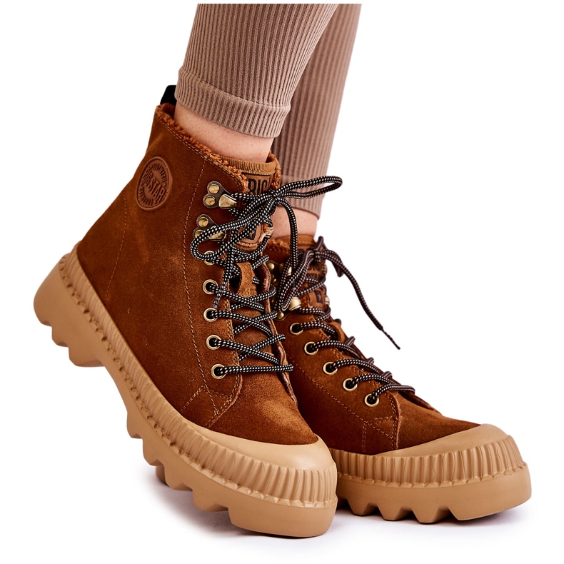 Botas Cálidas Ante Marrón Big Star KK274520