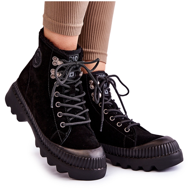 Botas Cálidas Ante Big Star KK274522 Negro