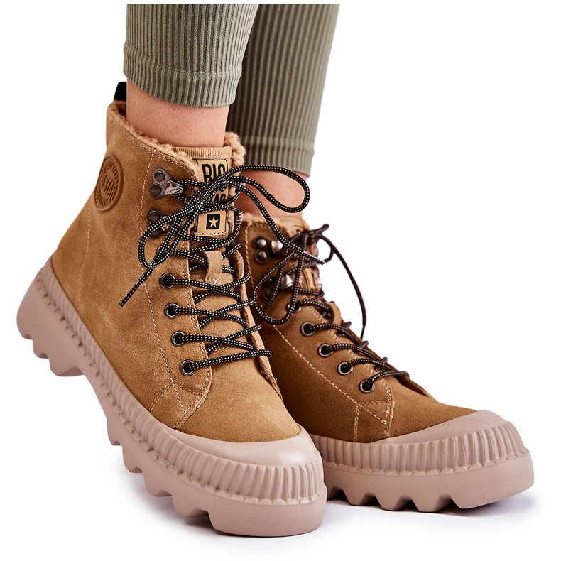 Botas Cálidas Ante Big Star KK274521 Beige marrón