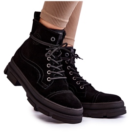 Botas Cálidas Ante Big Star KK274525 Negro