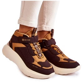 Zapatillas Deportivas Mujer Sistema Memory Foam Big Star KK274404 Marrón