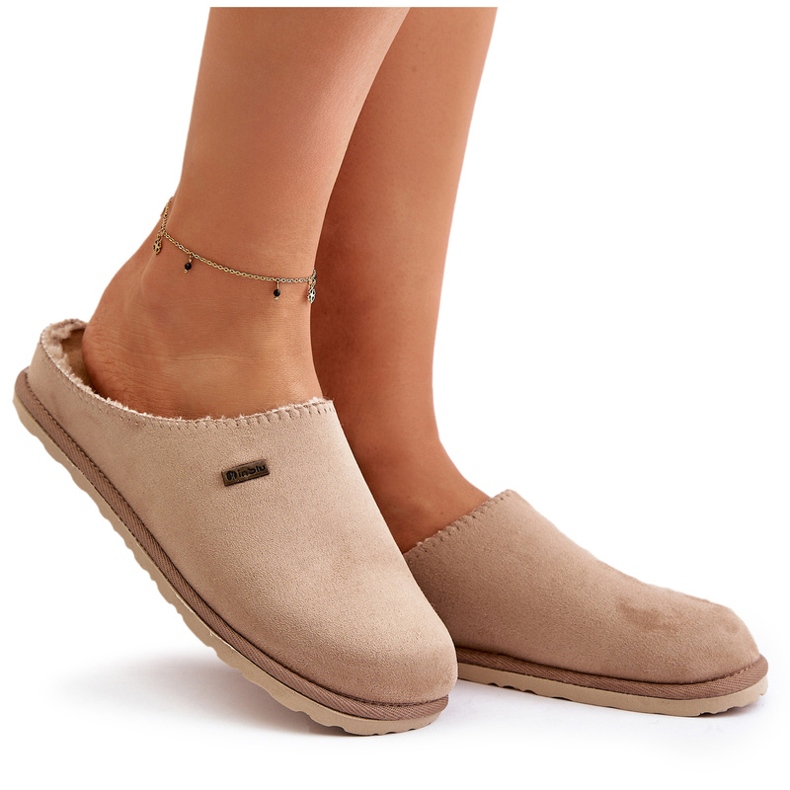 Pantuflas Abrigadas Domésticas Inblu CS-34-011 Beige