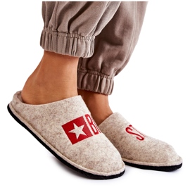 Zapatillas casa Big Star KK276021 Beige
