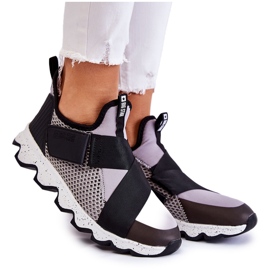 BIG STAR SHOES Sneakers de Mujer Big Star KK274546 Gris-Negro BIG STAR SHOES Sneakers de Mujer Big Star KK274546 Gris-Negro