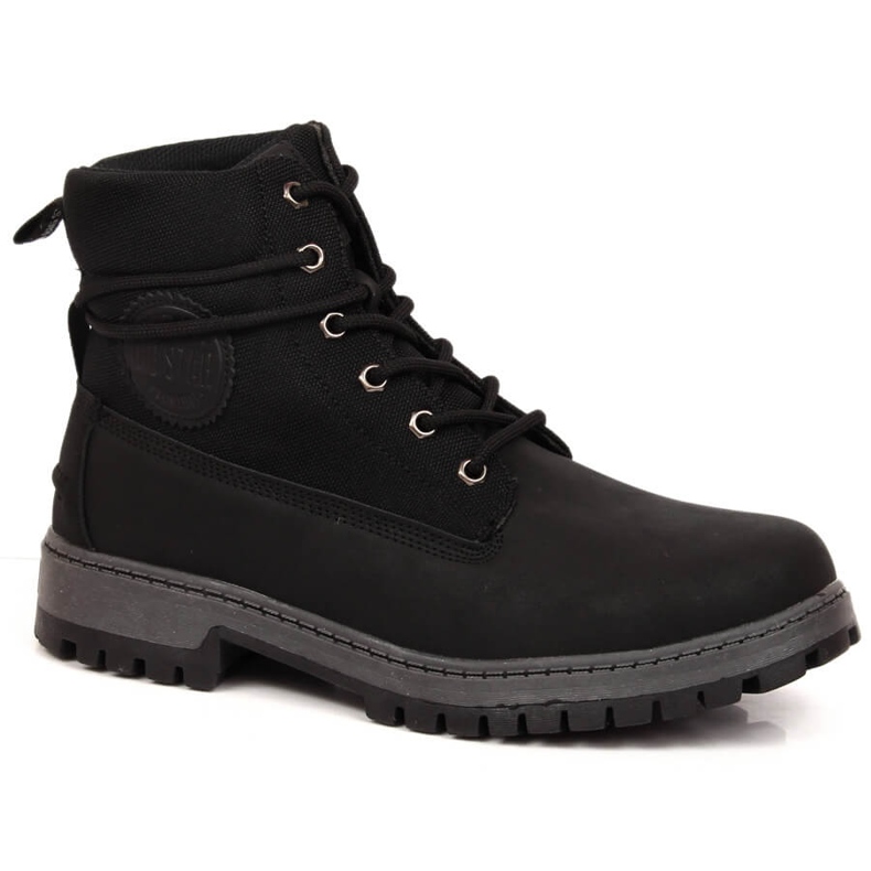 Botas negras de hombre Big Star KK174206 negro