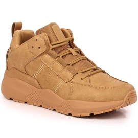 Zapatillas deportivas hombre insuladas camel Big Star KK174248 amarillo
