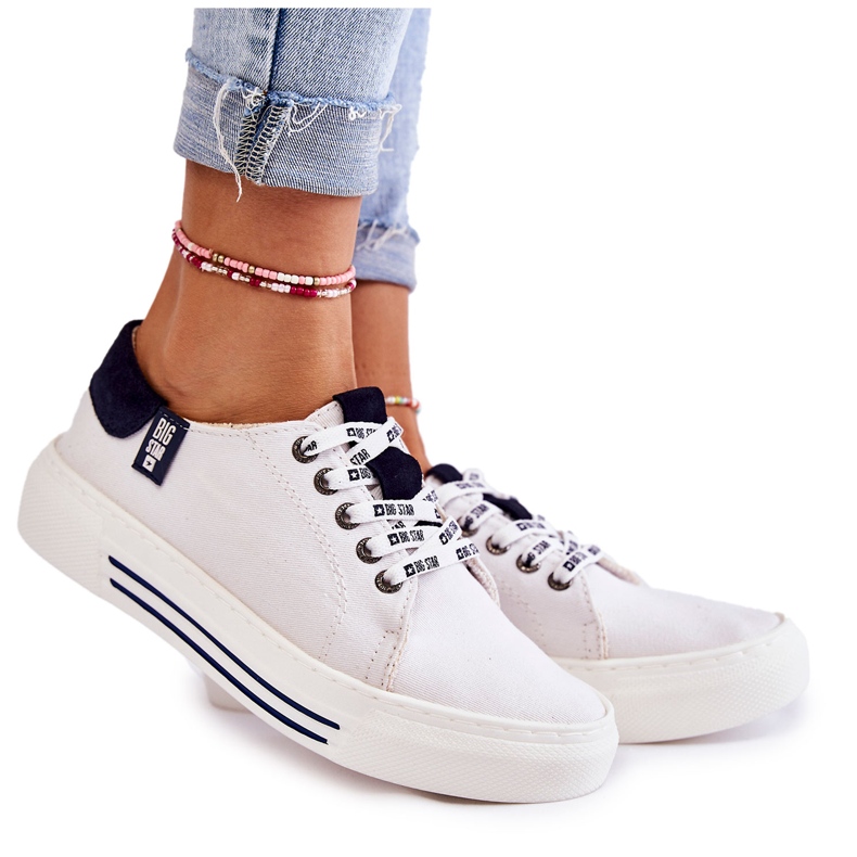 Zapatillas Mujer Memory Foam System Big Star KK276002 Blanco