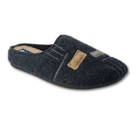 Befado Zapatos de hombre Inblu 155M014 azul marino gris