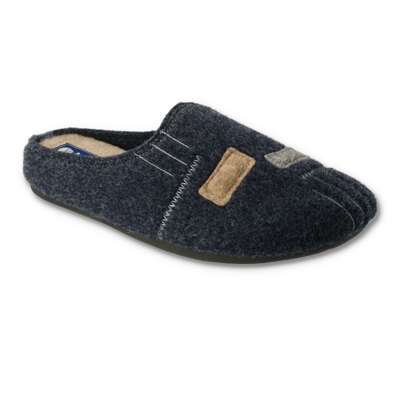 Befado Zapatos de hombre Inblu 155M014 azul marino gris