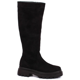 Botas cálidas de ante mujer T.Sokolski negro