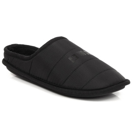 Pantuflas sin cordones con aislamiento Big Star negras KK274602 negro