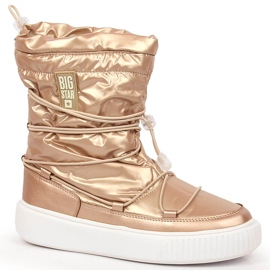 Botas de nieve metalizadas con aislamiento dorado Big Star KK274194