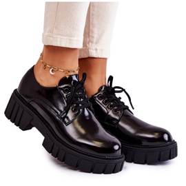 Zapatos Lacados de Moda La.Fi 210013B-NL Negro