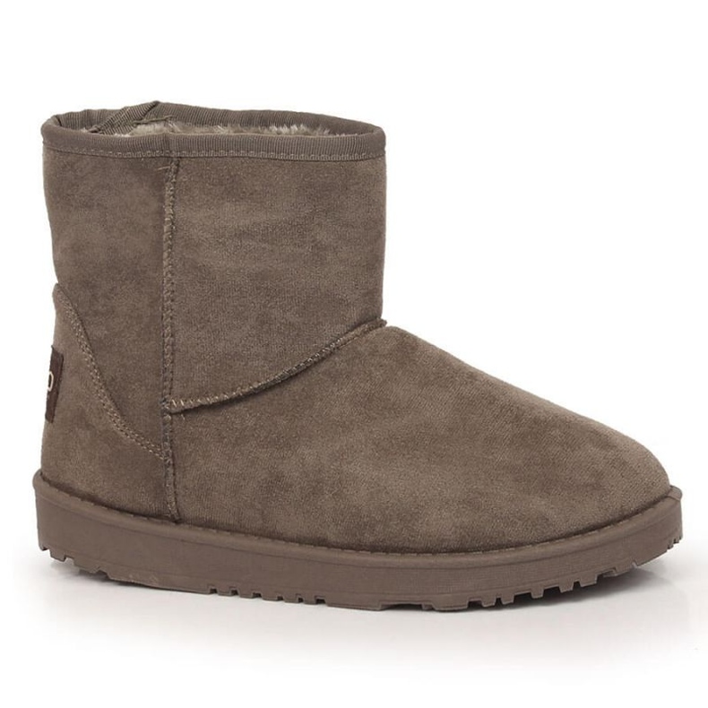 Botas de nieve de ante con aislamiento NEWS W EVE186B marrón