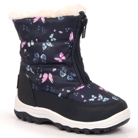 Botas de nieve aislantes Big Star INT1794 con mariposas azul