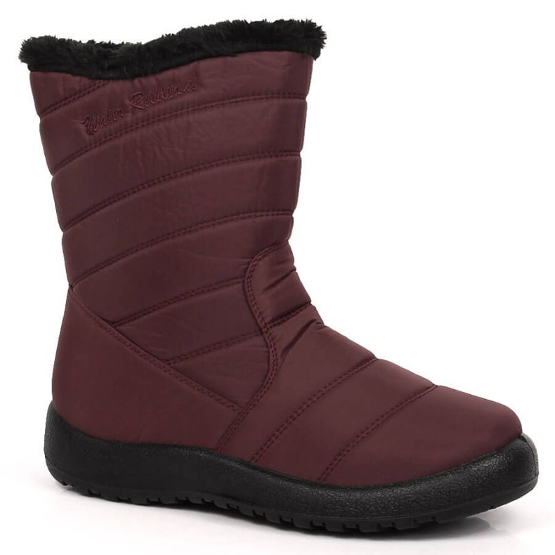 Botas de nieve con aislamiento NEWS W EVE378B rojo