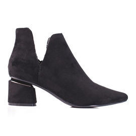 Botas negras de mujer con corte Shelovet negro