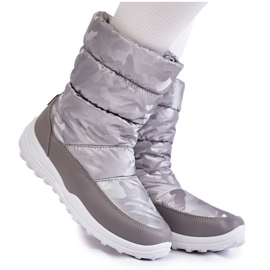 Botas altas de nieve para mujer Big Star KK274600 Gris