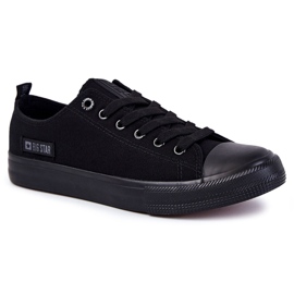 Sneakers de Hombre de Material Bajo Big Star KK174007 Negro