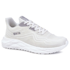 Zapatillas Deportivas Ligeras Para Hombre Big Star KK174017 Blancas blanco